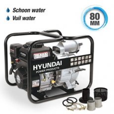 Hyundai waterpomp benzine 45.000 liter. Vuil water 57648